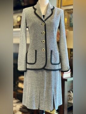 St. John Collection 3-piece Tweed knit suit